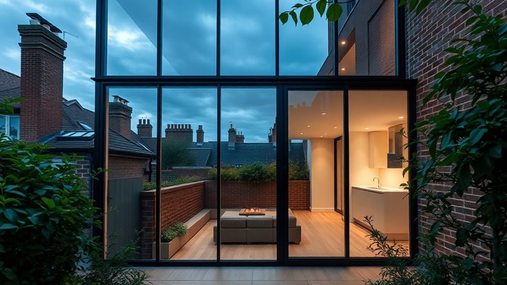 Glass Extension Walls Didcot