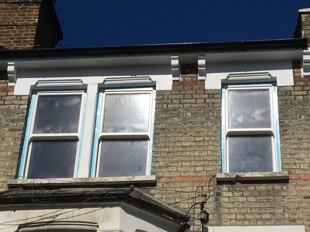 New uPVC sash windows fitted on Victorian terrace in Didcot